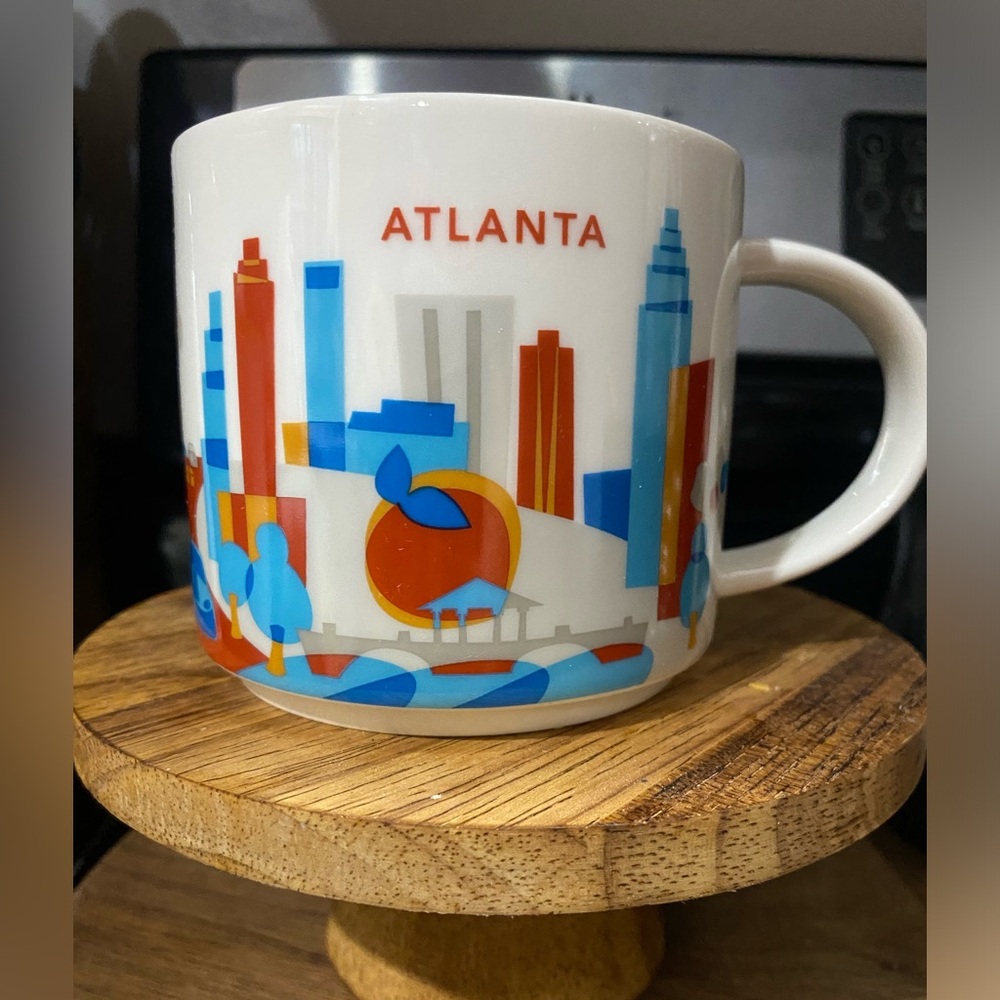 Discontinued 2017 Starbucks Atlanta cup mug you are here collection 14 fl oz